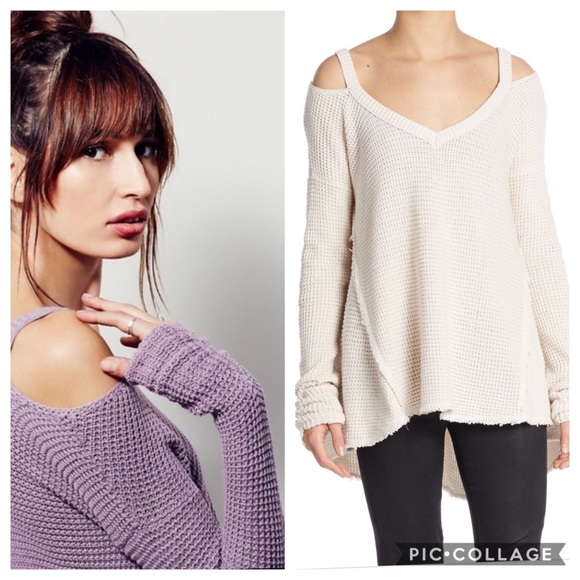 Free People Sweaters - Free People | Moonshine V Cold Shoulder Sweater